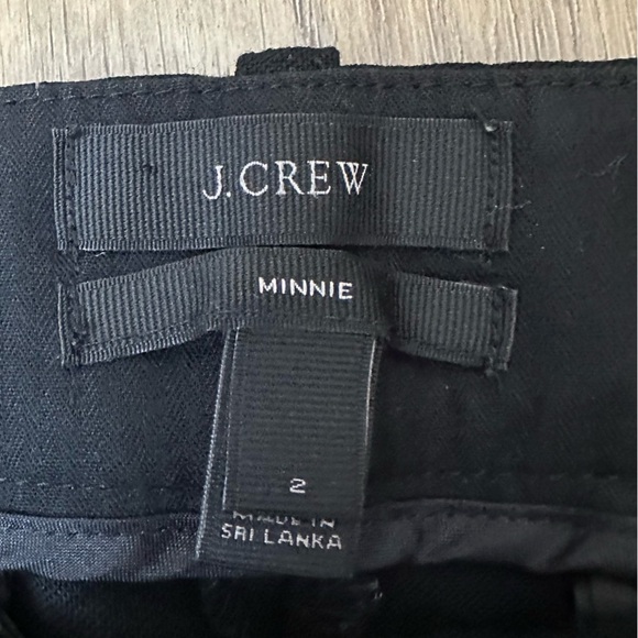 J. Crew Minnie Black Wool Blend Trousers - Picture 3 of 5